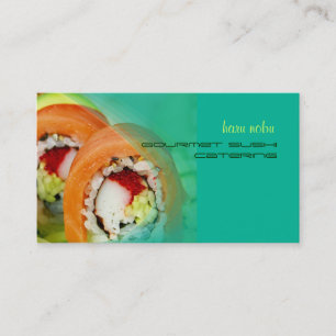 Catering-Geschäft, Fotovorlage Visitenkarte