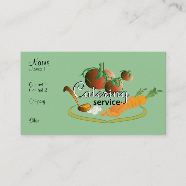 CATERING II VISITENKARTE (Vorderseite)