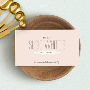 Catering Konditorei Koch Rolling Button Niedlich R Visitenkarte