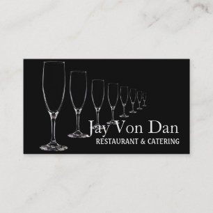 Catering Party Hochzeitsplaner Restaurant Visitenkarte