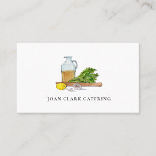 Catering-Personal-Chef-Geschäftskarte Visitenkarte