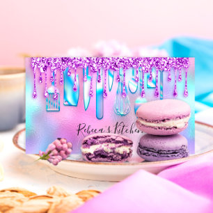 Catering Personal Koch Kitchen Knifes Holographisc Visitenkarte