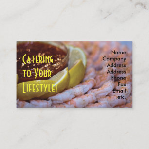 Catering Service Business Card Visitenkarte