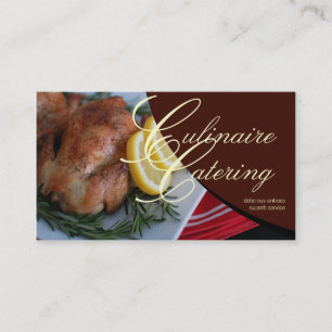 Catering-Servicekarte Visitenkarte