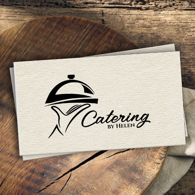 Catering Tray Ornament - Schwarz Visitenkarte (Von Creator hochgeladen)