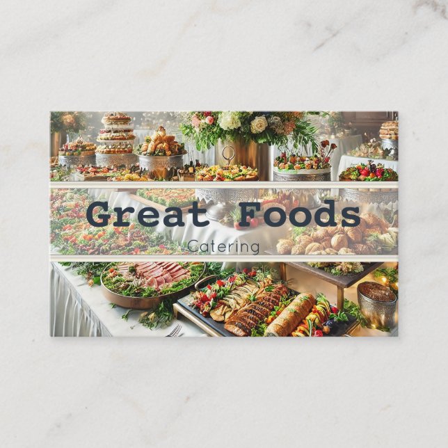 Catering-Visitenkarten Visitenkarte (Vorderseite)