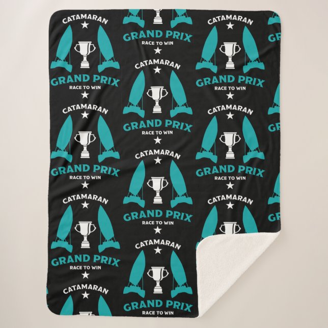 Catermaran Hydrofoil Sailboat Racing Sherpadecke (Vorderseite)