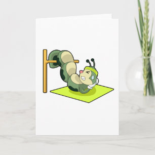 Caterpillar ABS Workout Fitness Karte