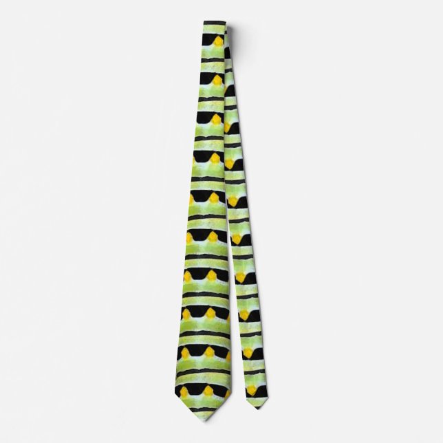 Caterpillar Pattern Design Krawatte (Vorderseite)