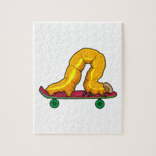 Caterpillar Skater Skateboard Puzzle