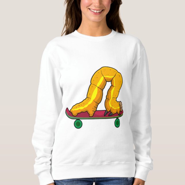 Caterpillar Skater Skateboard Sweatshirt (Vorderseite)