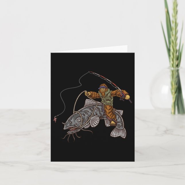 Catfischereifischer — Bigfoot Jagd — Karte (Vorderseite)