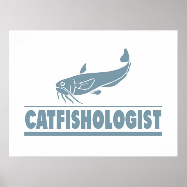 Catfischereifischerei Poster (Vorne)