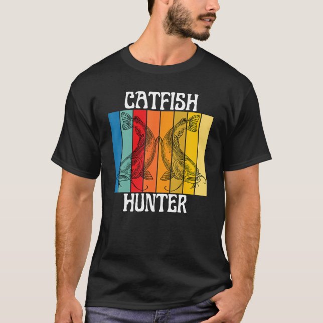 Catfish Catfish Hunter Fishing Man Woman Children T-Shirt (Vorderseite)