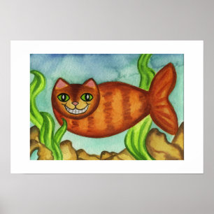 Catfish Fish Plakat drucken
