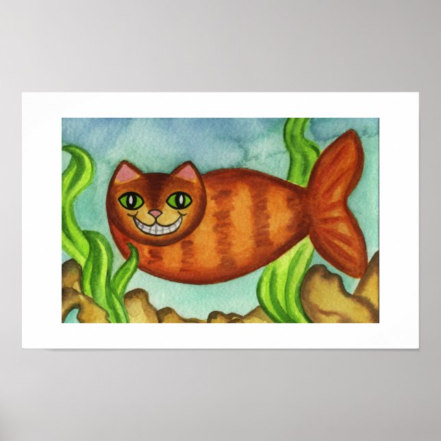 Catfish Fish Plakat drucken (Vorne)