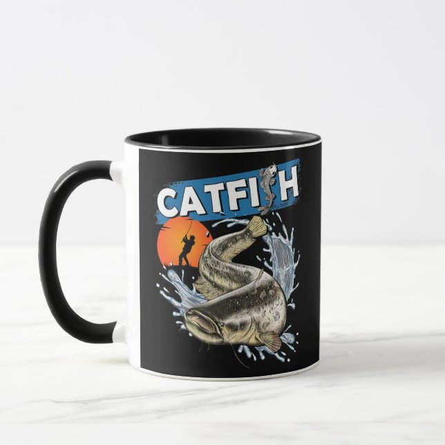Catfish Fisherman  Tasse (Links)