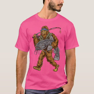 Catfishing Bigfoot Jagd Catfishermen T-Shirt