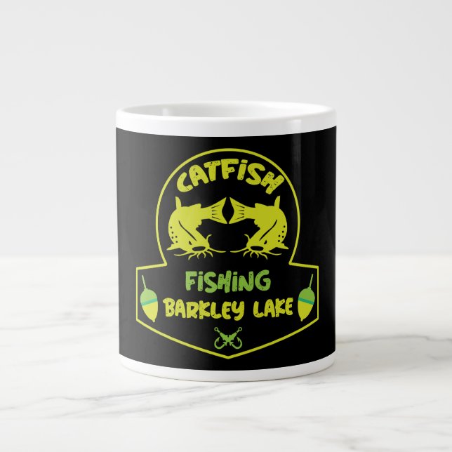 Catfishing Lake Barkley Kentucky Jumbo-Tasse (Vorderseite)