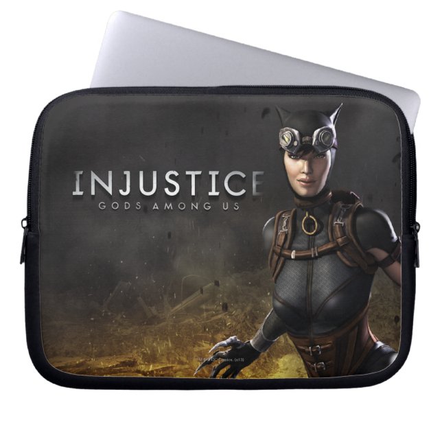 Catfrau Laptopschutzhülle (Vorderseite)