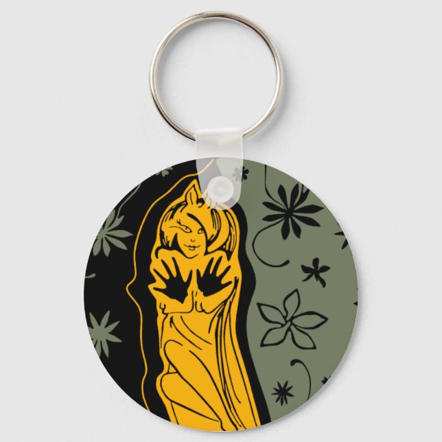 Catfrau Schlüsselanhänger (Vorderseite)