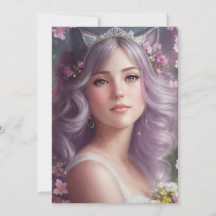 Catgirl bride einladung