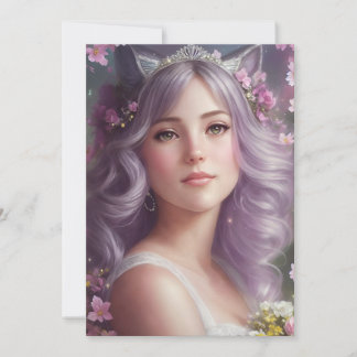 Catgirl bride einladung