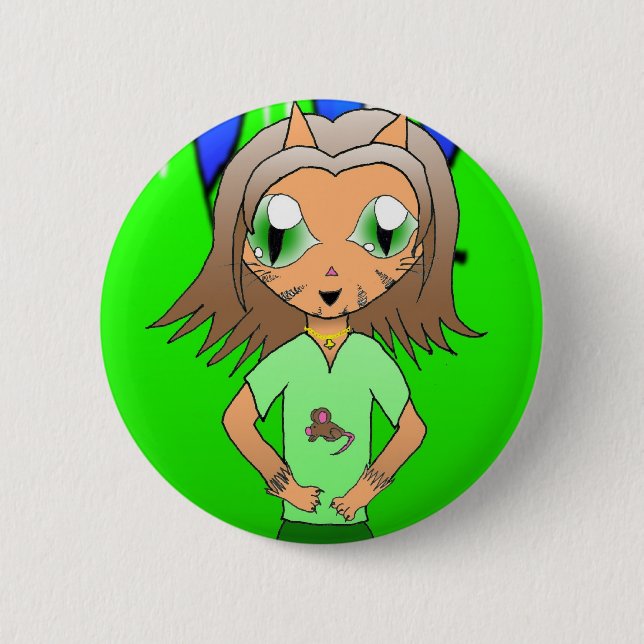 CatGirl Button (Vorderseite)