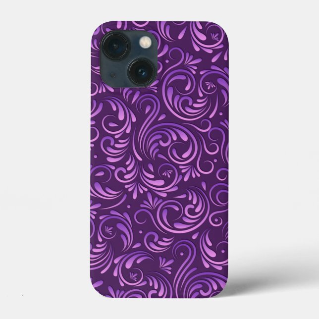 Cath Kidston Design Violet Blume Case-Mate iPhone Hülle (Rückseite)