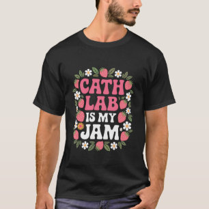 Cath Lab ist mein Ding Retro Kardiologie-Krankensc T-Shirt