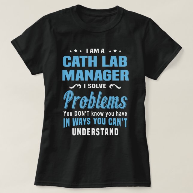 Cath Labrador Manager T-Shirt (Design vorne)