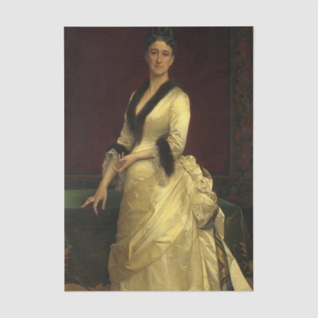 Catharine Lorillard Wolfe by Alexandre Cabanel  Seidenpapier (Vorderseite)