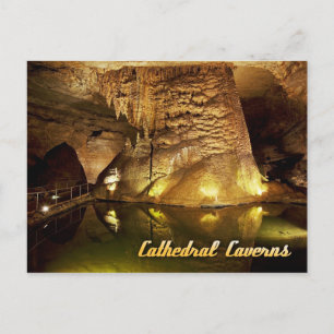 Cathedral Caverns Staat Park, Alabama Postkarte
