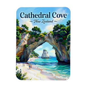 Cathedral Cove Neuseeland Magnet