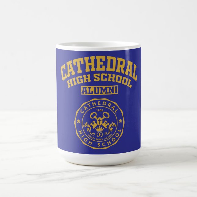 Cathedral High School NY Alumni-Tasse Kaffeetasse (Mittel)