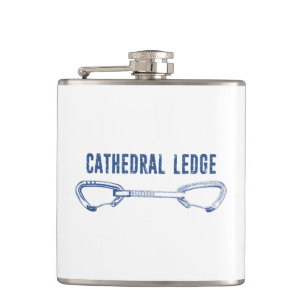 Cathedral Ledge Klettern Schnellziehen Flachmann