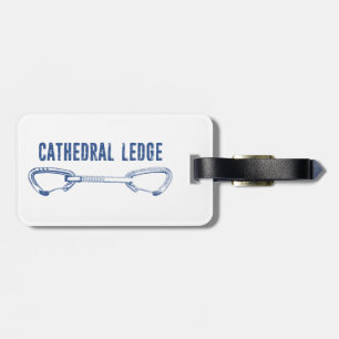 Cathedral Ledge Klettern Schnellziehen Gepäckanhänger