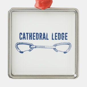 Cathedral Ledge Klettern Schnellziehen Ornament Aus Metall