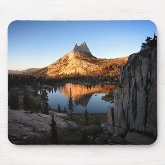 Cathedral Peak Sunset - John Muir Trail - Yosemite Mousepad (Vorne)