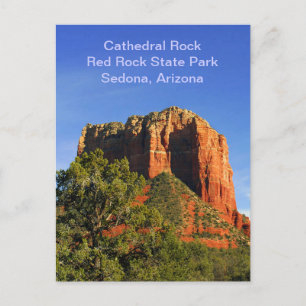 Cathedral Rock, Arizona Postkarte