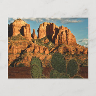 Cathedral Rock bei Sonnenuntergang vom Secret Cany Postkarte