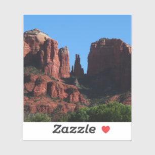 Cathedral Rock in Sedona Arizona Monument Aufkleber