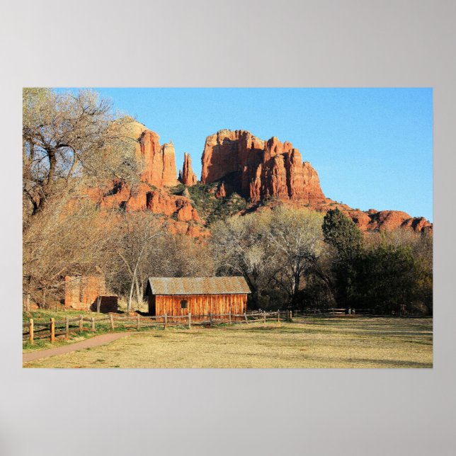 Cathedral Rock Scene Poster (Vorne)