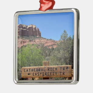 Cathedral Rock Sedona Arizona Unterschrift Ornament Aus Metall
