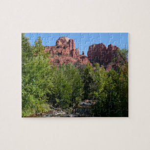 Cathedral Rock und Bach in Sedona Arizona Puzzle