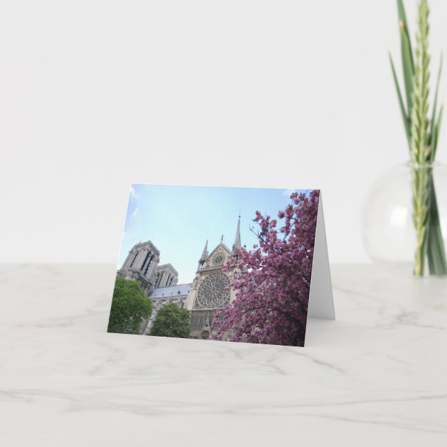 Cathédrale Notre Dame de Paris Karte (Vorderseite)