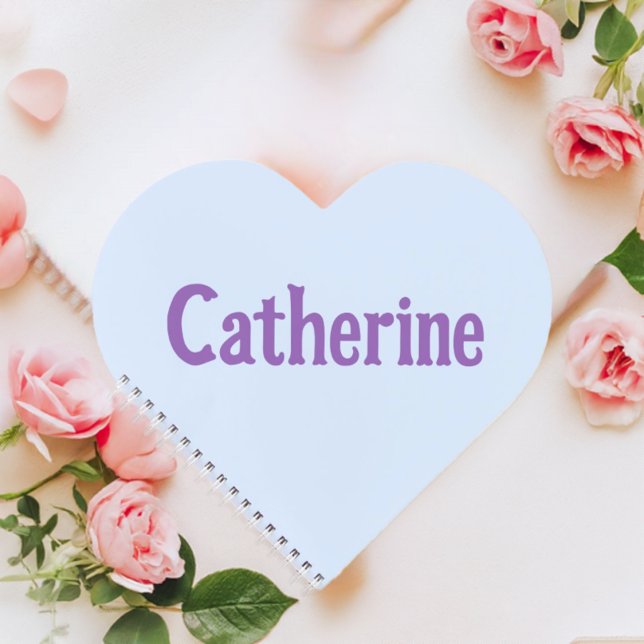 Catherine Aqua Mint Heart Notebook Notizbuch (Catherine Aqua Heart Notebook)