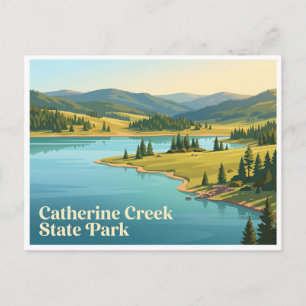 Catherine Creek State Park Union Oregon Postkarte