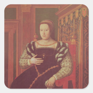 Catherine de Medici, 1585-86 Quadratischer Aufkleber
