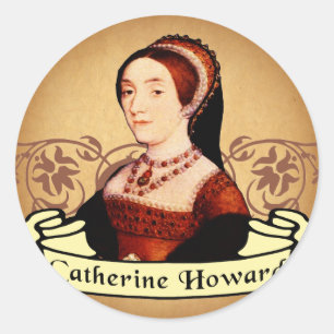 Catherine Howard Classic Runder Aufkleber